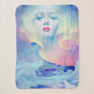 Aurora von Clive Henry Blau Sherpadecke