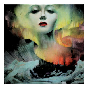 Aurora von Clive Henry dunkle farbige Nacht Poster