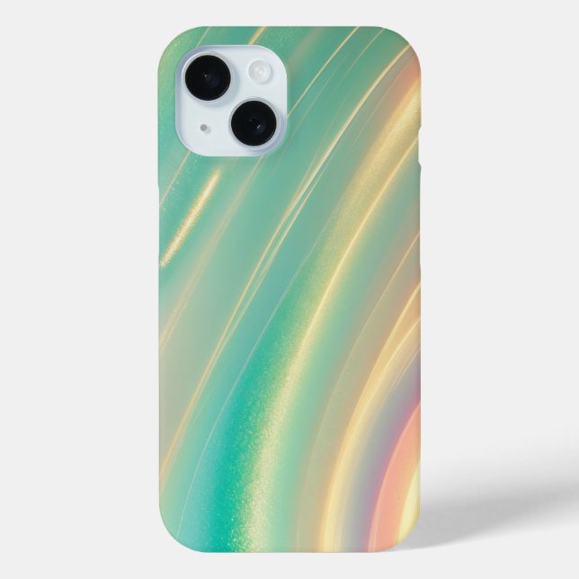 Aurora Wave Abstrakt Phone Case (Rückseite)