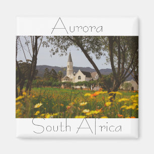 Aurora Western Cape Kirche Südafrika SA Magnet