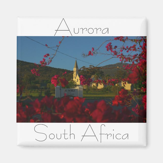 Aurora Western Kapskirche Südafrika SA Magnet (Vorne)