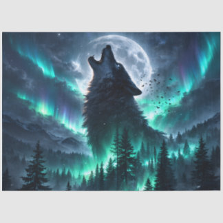 Aurora Wolf Seidenpapier