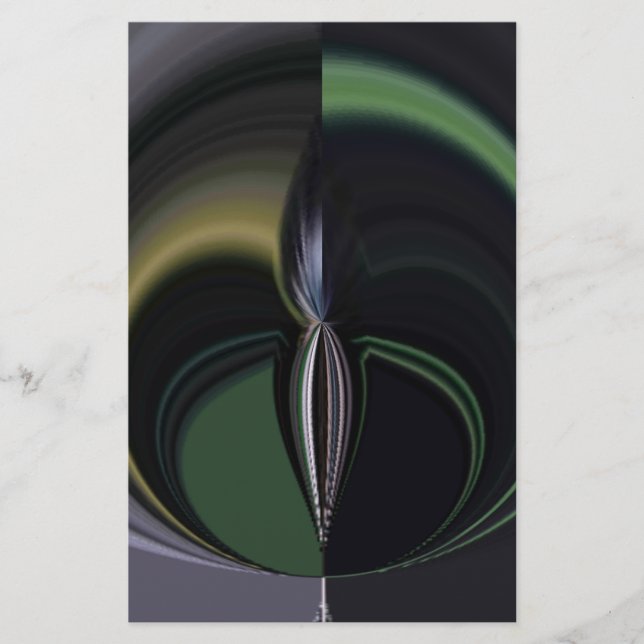 Auroras Embrace: Kosmisches Kaleidoskop Briefpapier (Vorderseite)