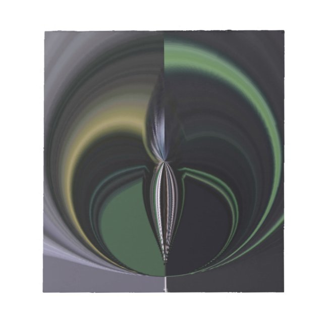 Auroras Embrace: Kosmisches Kaleidoskop Notizblock (Vorderseite)