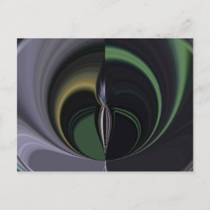 Auroras Embrace: Kosmisches Kaleidoskop Postkarte