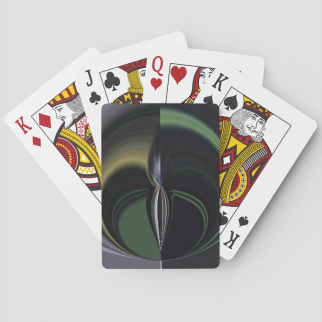 Auroras Embrace: Kosmisches Kaleidoskop Spielkarten (Rückseite)