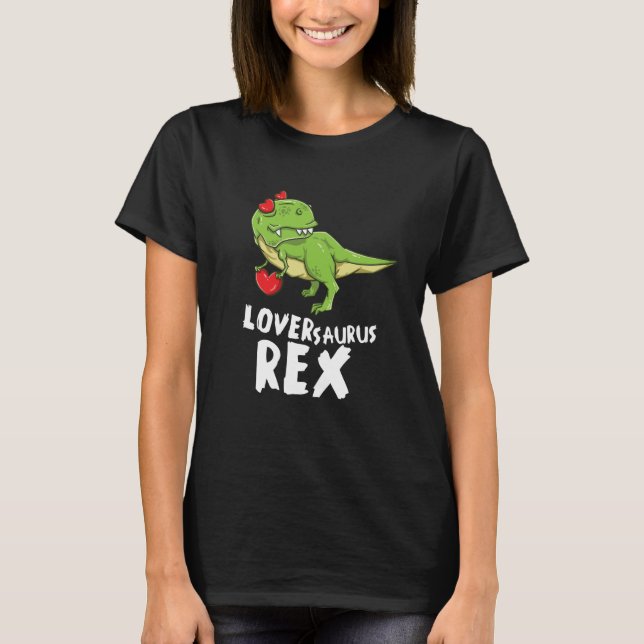aurus Rex Dinosaur Rex Dino Love Valentines Day T-Shirt (Vorderseite)