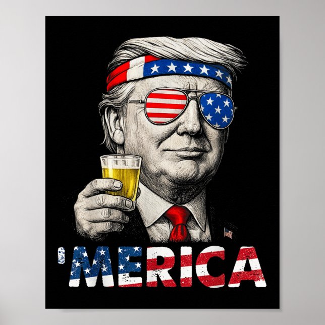 Aus 4. Juli wieder große Shirts Patriotic 4. Poster (Vorne)