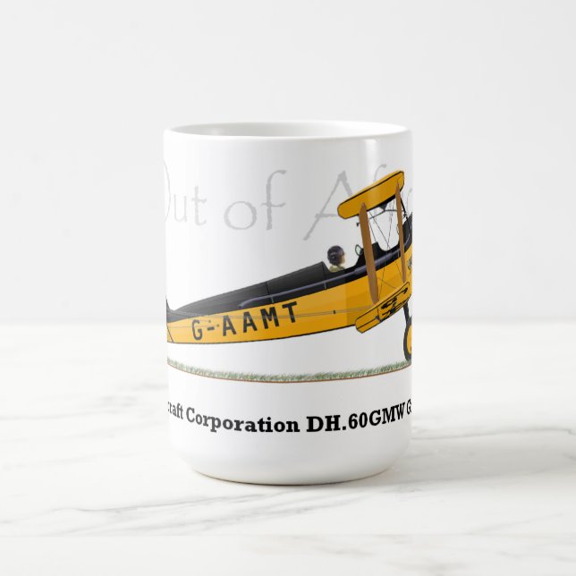 Aus Afrika-Kaffee-Tasse mit einem Doppeldecker auf Kaffeetasse (Mittel)