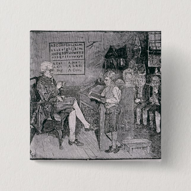 Aus alter Zeit Schule in Pennsylvania Button (Vorderseite)