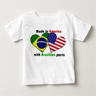 aus Amerika mit Brazilinteilen Baby T-shirt