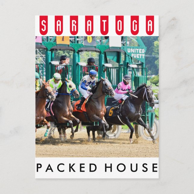 Aus bei Saratoga Postkarte (Vorderseite)