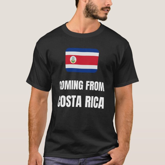 Aus Costa Rica kommend T-Shirt (Vorderseite)