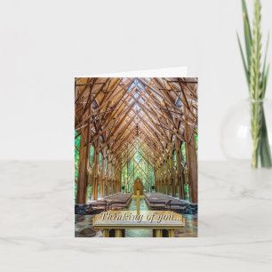 Aus dem Altar Denken Sie an Ihre Karte