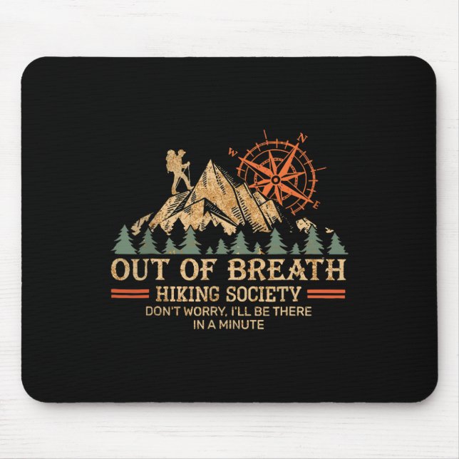 Aus dem Atem wandernde Gesellschaft Sommerferien F Mousepad (Vorne)