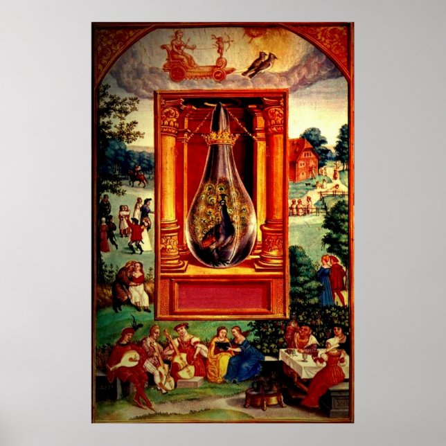 Aus dem Buch der Sonne der Alchemie 1 Poster (Vorne)