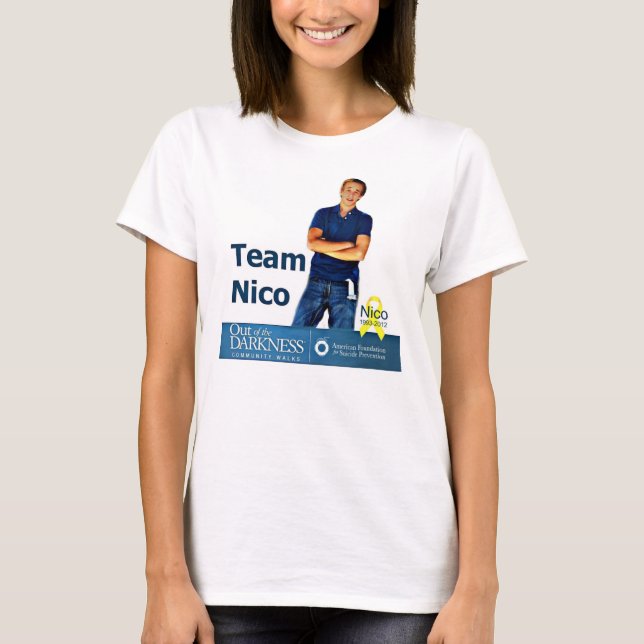 Aus dem Dunkelheits-Weg-Team-Shirt-Beispiel 1 T-Shirt (Vorderseite)