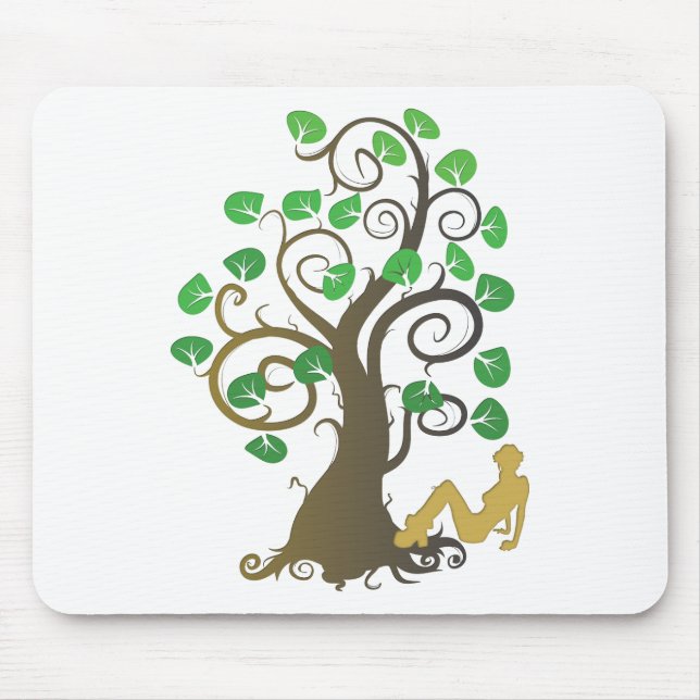 Aus dem Familienbaum fallen Mousepad (Vorne)