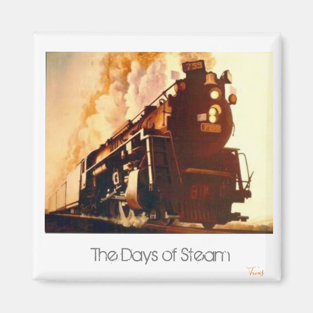 Aus dem Gemälde "The Days of Steam" von Bruce Magnet (Vorne)