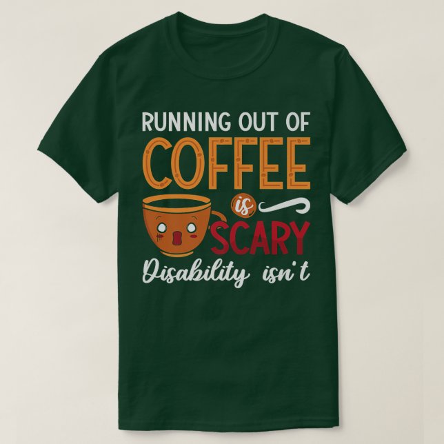 Aus dem Kaffee Beängstigendes Angstbewusstsein Men T-Shirt (Design vorne)