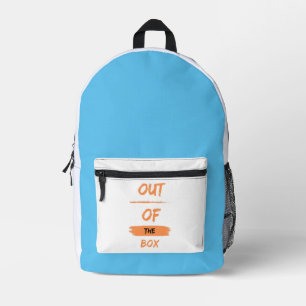 aus dem Karton Bedruckter Rucksack
