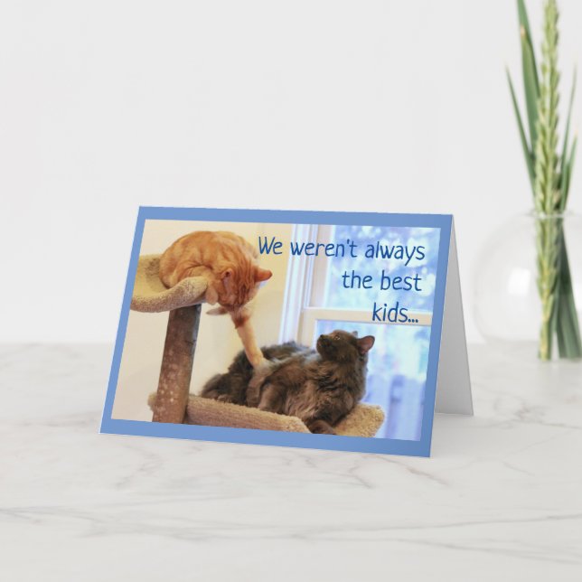 Aus dem Kindergarten Muttertag Karte (Vorderseite)