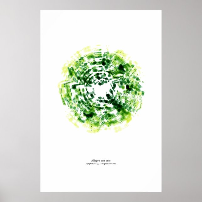 Aus dem Stab: Allegro con brio (Farbe) Poster (Vorne)