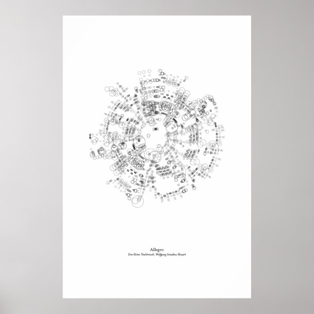 Aus dem Stab: Allegro (schwarz) Poster (Vorne)