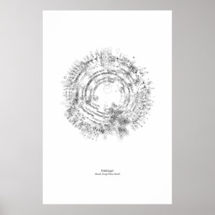 Aus dem Stab: Hallelujah (schwarz) Poster