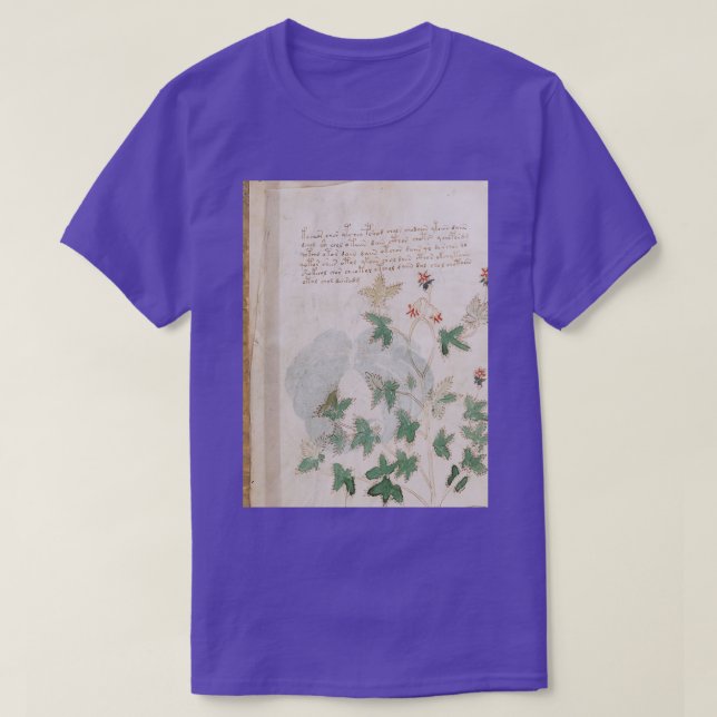 Aus dem Voynich-Manuskript T-Shirt (Design vorne)