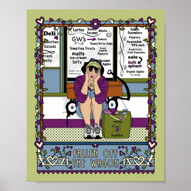 Aus dem Wagon_A_8x10-Poster gefallen Poster (Vorne)