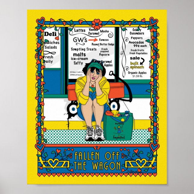 Aus dem Wagon_B_8x10-Poster gefallen Poster (Vorne)