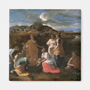 Aus dem Wasser gerettete Mose, 1647 Magnet