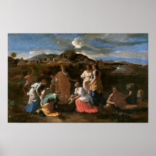 Aus dem Wasser gerettete Mose, 1647 Poster