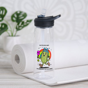 Aus dem Weg - Ich bin auf dem Weg zum Pickleball Trinkflasche