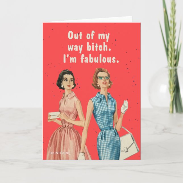 Aus dem Weg! Karte (Vorderseite)