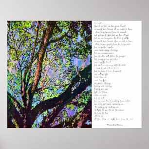 Aus den Bäumen Poster