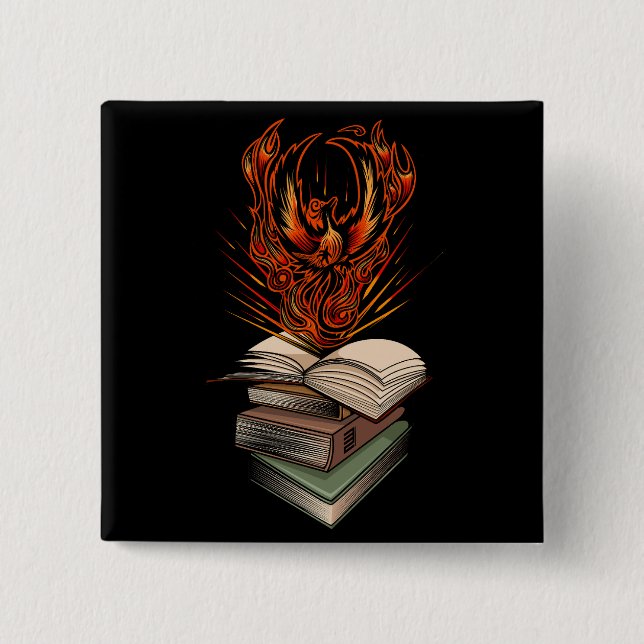 Aus den Büchern Button (Vorderseite)