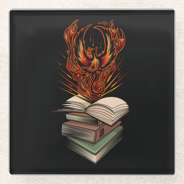 Aus den Büchern Glasuntersetzer (Vorderseite)