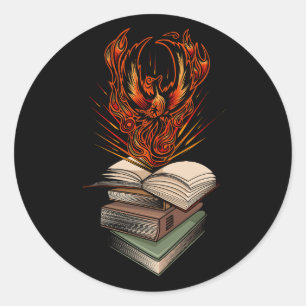 Aus den Büchern Runder Aufkleber