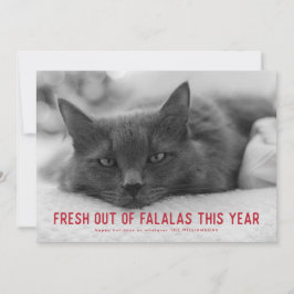 Aus den Falalas Sarcastic Funny Holiday Cards Feiertagskarte