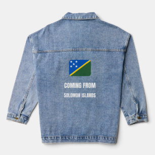 Aus den Salomonen Jeansjacke
