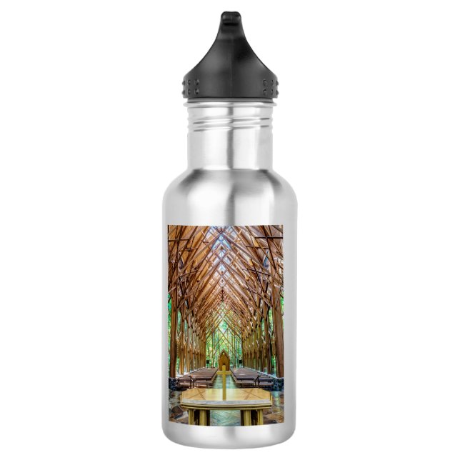 Aus der Altar-Wasserflasche Edelstahlflasche (Rechts)