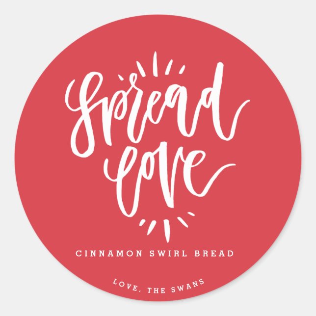 Aus der Aufkleber für das Küchengeschenk gemachte  (Vorderseite)