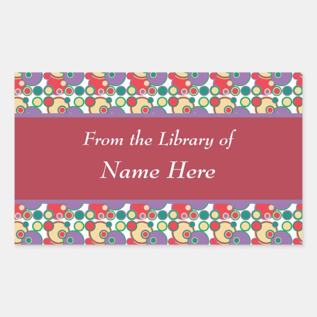 Aus der Bibliothek der Aufkleber für Abstrakte Kun (Vorderseite)