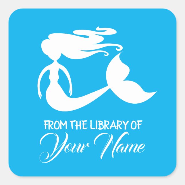 Aus der Bibliothek der Aufkleber für das Buchzeich (Vorderseite)