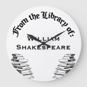 Aus der Bibliothek der benutzerdefinierten Rundmau Große Wanduhr