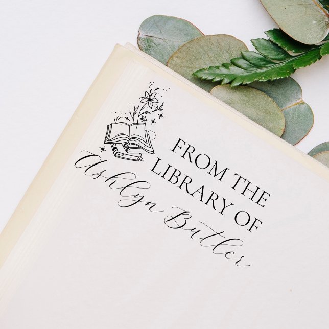 Aus der Bibliothek der Briefmarke aus Kautschuk Permastempel (Von Creator hochgeladen)