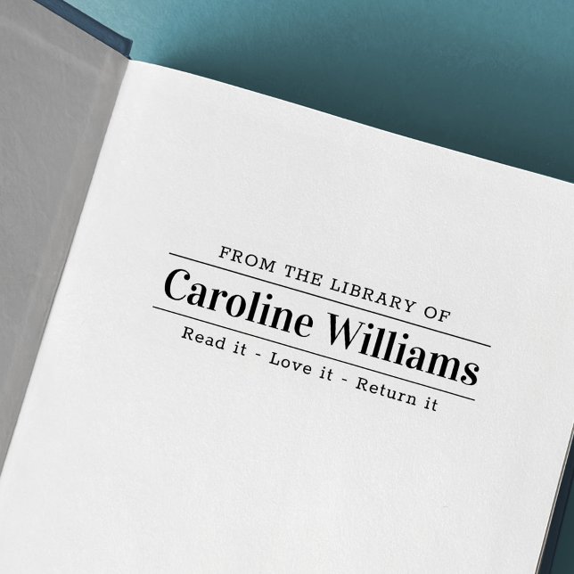 Aus der Bibliothek der Briefmarke für Buchzeichen- Gummistempel (Von Creator hochgeladen)