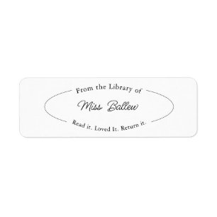 Aus der Bibliothek der Labels, Bibliothekskleber